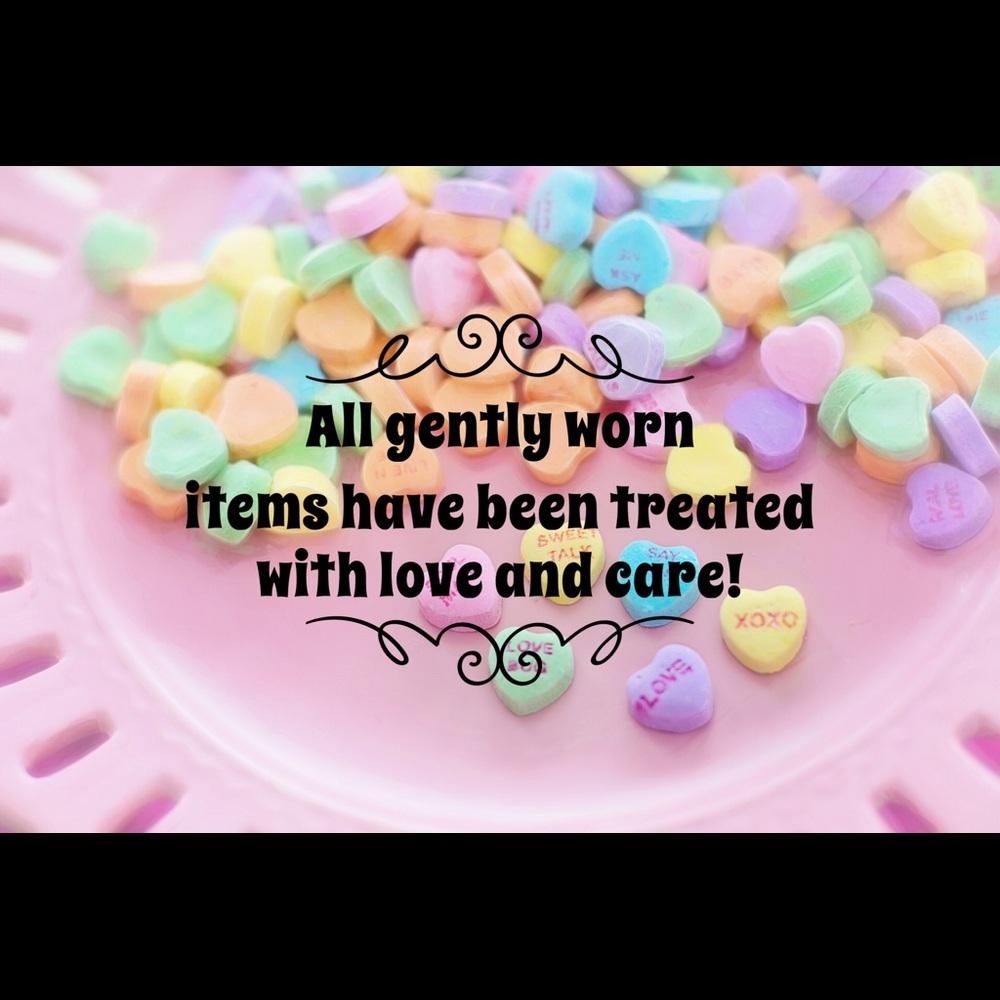 All gently worn items have been treated w/ TLC!